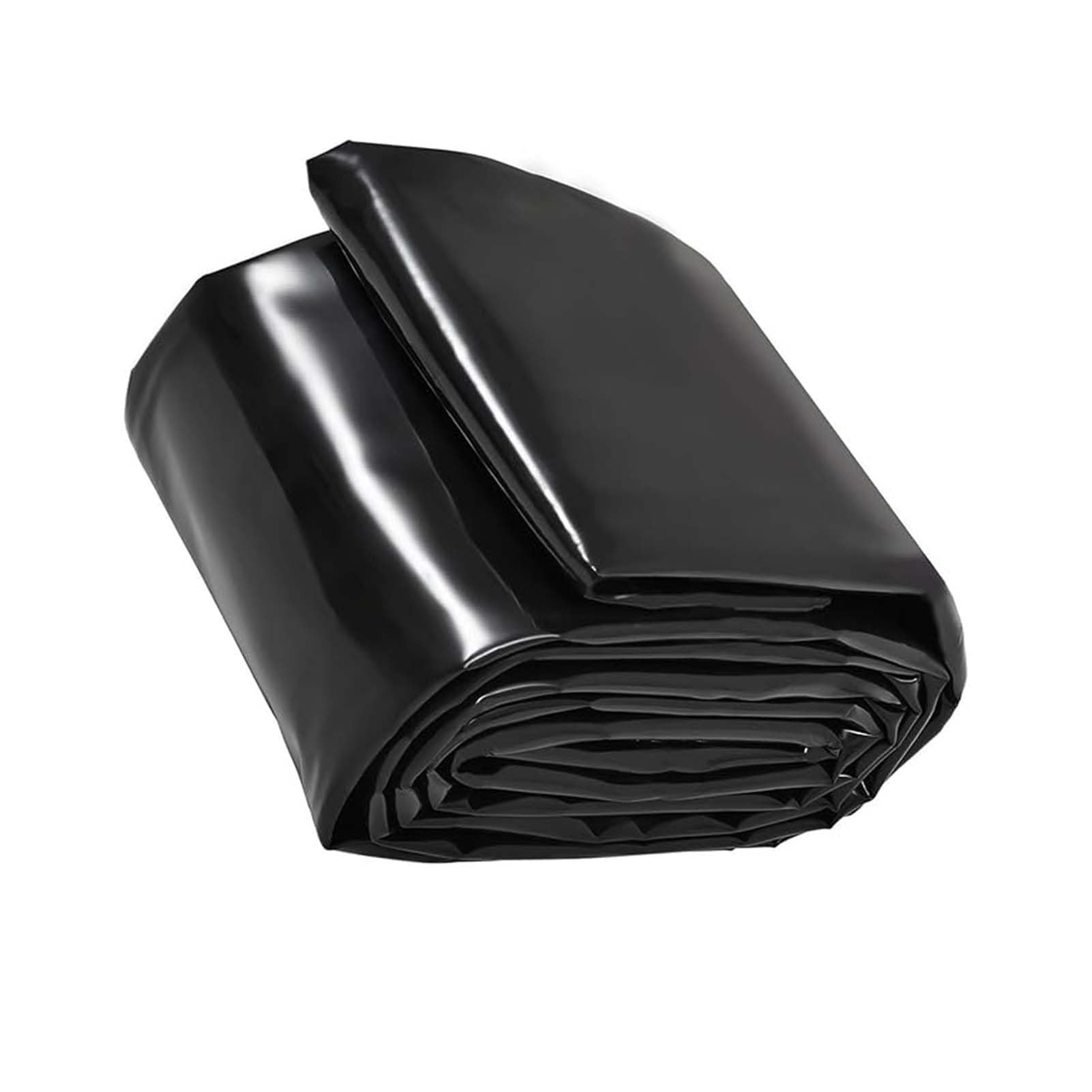 Whnoorher Black Pond Liner Waterproof HDPE Membrane Impermeable Lining for Fish Pond Water Garden Koi Pond Fountain Outdoor Reservoir Anti-UV Tear Resistant(10x12m(32.8x39.3ft))