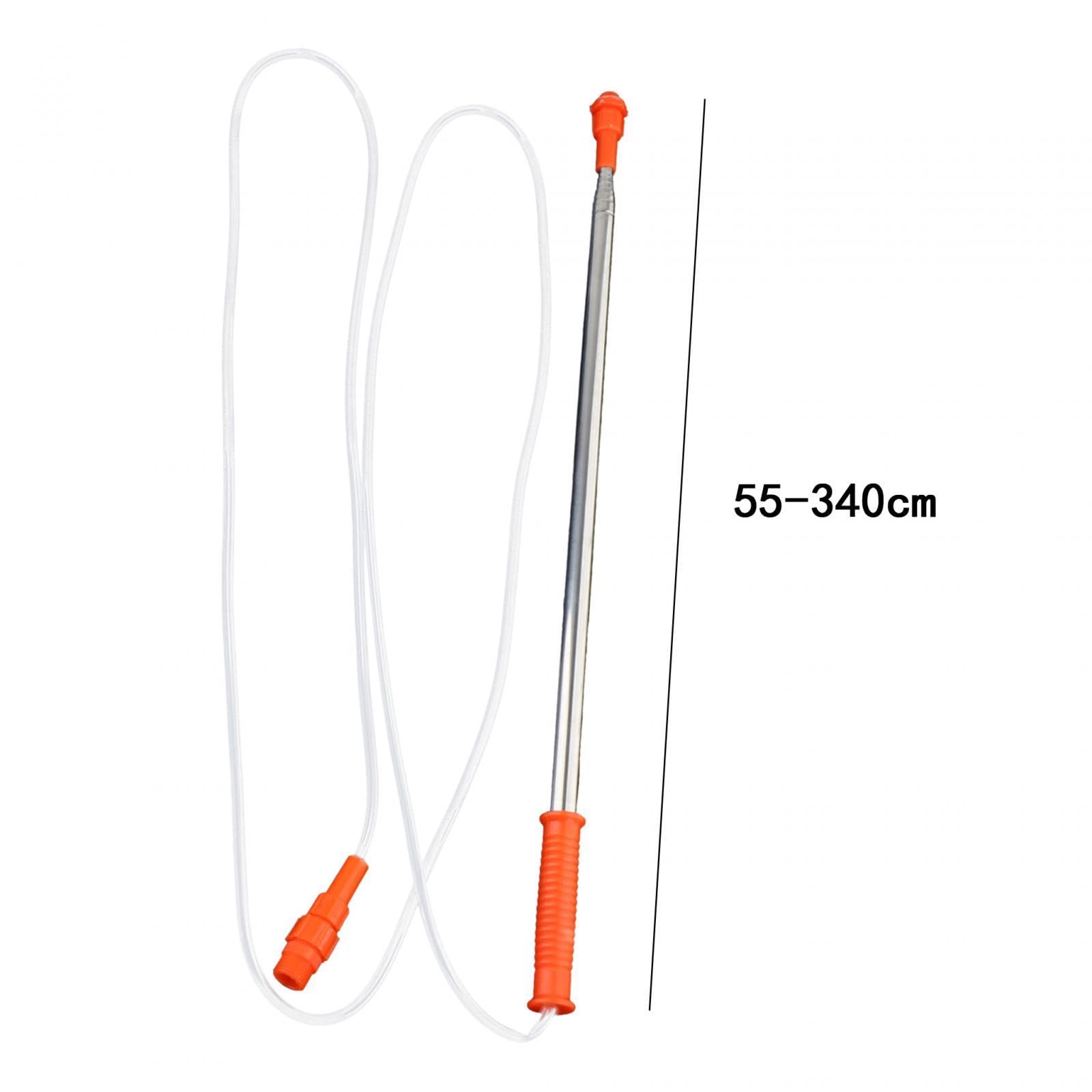 Lance D'arrosage Extensible pour L'irrigation du Jardin, Lance Télescopique Antirouille, Multifonctionnelle, avec Poignée Pratique, Longueur 55 à 340cm
