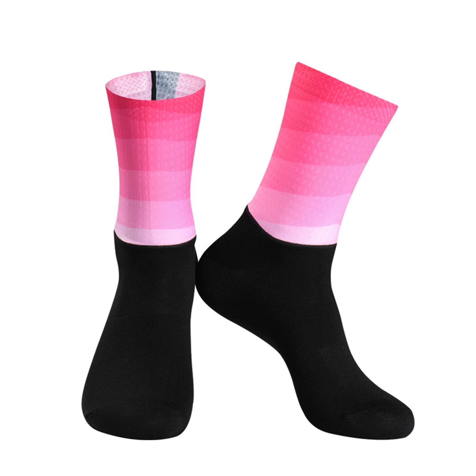 Sport Anti resbalón Silicona sin Fisuras Moldeo Integral de Alta tecnología Ciclismo de Alta tecnología Calcetines Transpirables Bicicleta Bicicleta Carreras Calcetines Deportes Calcetines