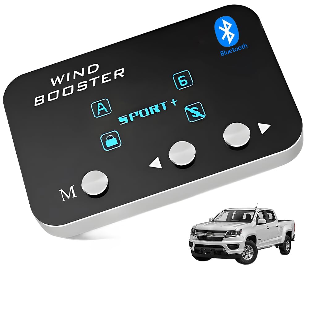 Autek Wind Booster GT Compatible for Chevy Colorado (2012-2022) zr2 GMC Canyon(2006-2022) Wind Booster GT Bluetooth Version Wind Booster Chevy Colorado (Bluetooth Version)