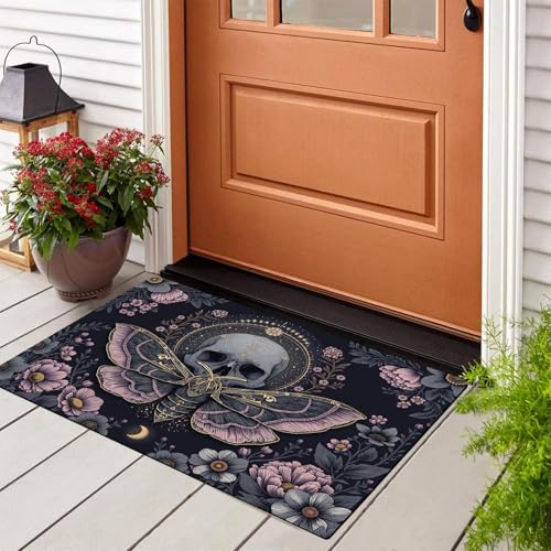 Paillasson de propreté extérieur abrité pour entrée style gothique