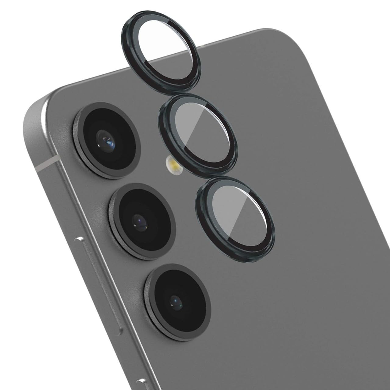 ZAGG Glass Elite Anti-Reflective Samsung Galaxy S25+ Camera Lens Protector – Anti-Glare Technology, Maximum Impact &amp; Scratch Resistance, Smudge-Free Surface, Recycled Materials