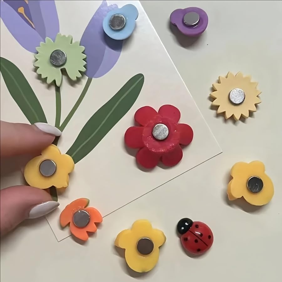 10 Imánes Decorativos para Refrigerador miniatura 4