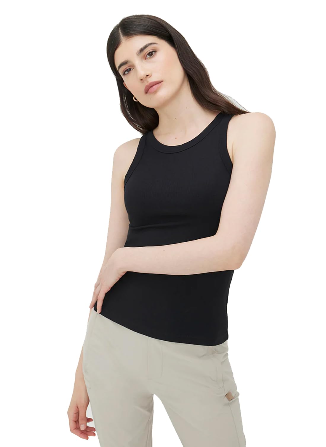 stars and you Round/Crew Neck Sleeveless Rib Tank top-picture-51