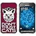 Produktbild PhoneNatic Case kompatibel mit Samsung Galaxy Xcover 3 Silikon-Hülle Crazy Animals Katze M1