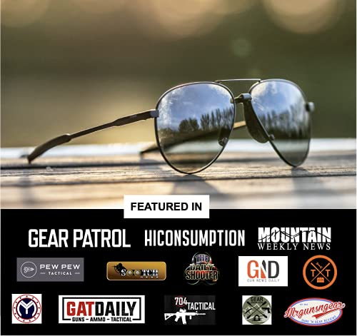 STNGR Aviators Everyday Carry EDC & Outdoor Sunglasses With Revolutionary Next-Gen Nose Pad4