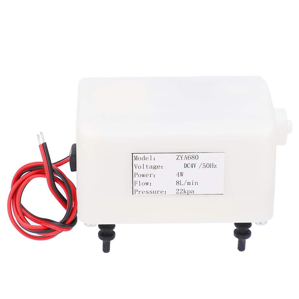 Hyuduo 4W 68L/min 1525KPa Mini Air Pump Ultra Mute AC DC Electric Inflator for Inflatable Cushions Beds Mattresses, Stable Operation for High Efficiency Inflation, (DC4V)-image-37
