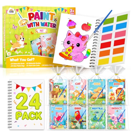 Image of ZMLM 24 Pack Pet Coloring Books - Birthday Party Favors for Kids 4-8