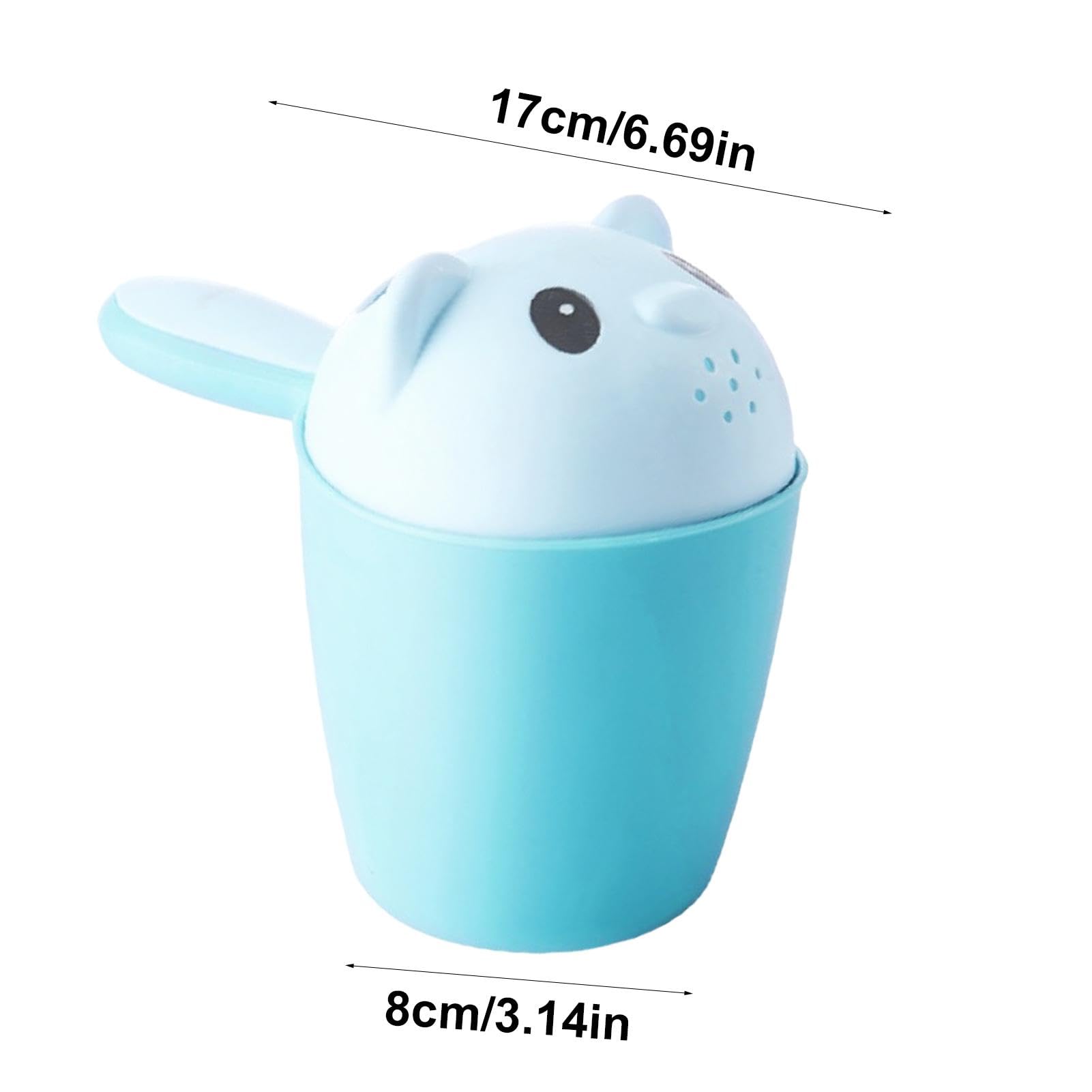 Titel: Zachte Baby Bad Rinse Cup voor het Wassen van Haar - Kind Douche