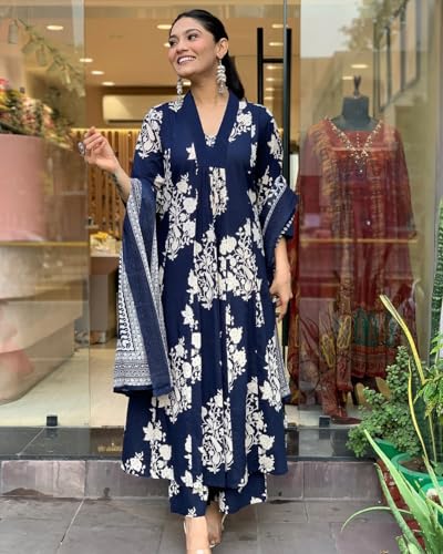 Image of ANNI DESIGNER womens Kurta with Pant & Dupatta