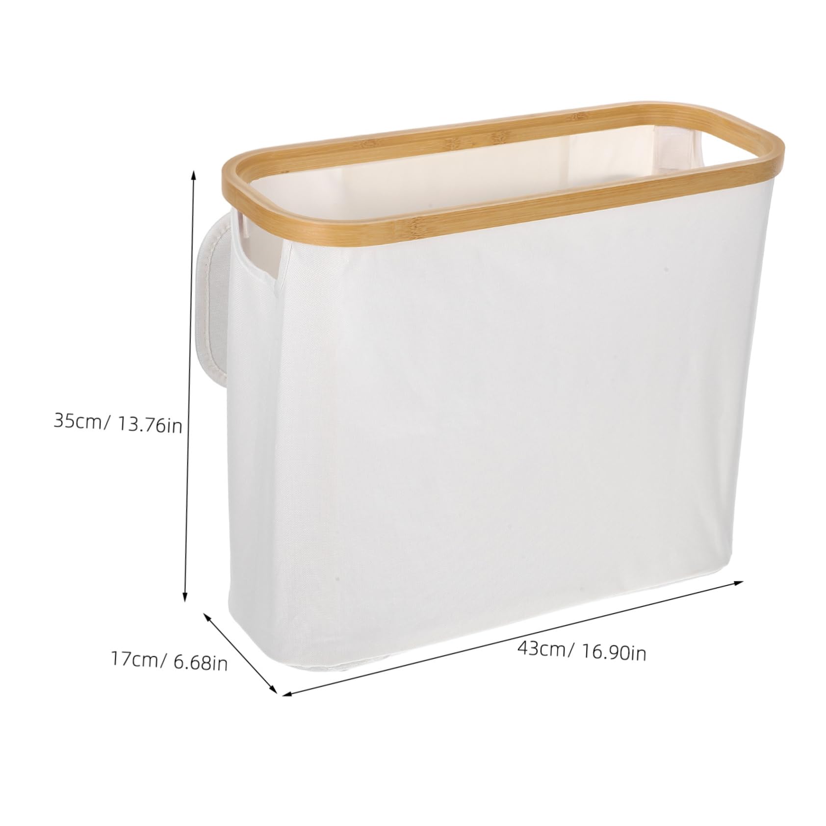 ABOOFAN Toilettenpapierkorb aus Oxfordstoff mit Deckel Faltbar Wasserfest und Pflegeleicht Platzsparende Wc Papierbox für Schlafzimmer und Wohnzimmer