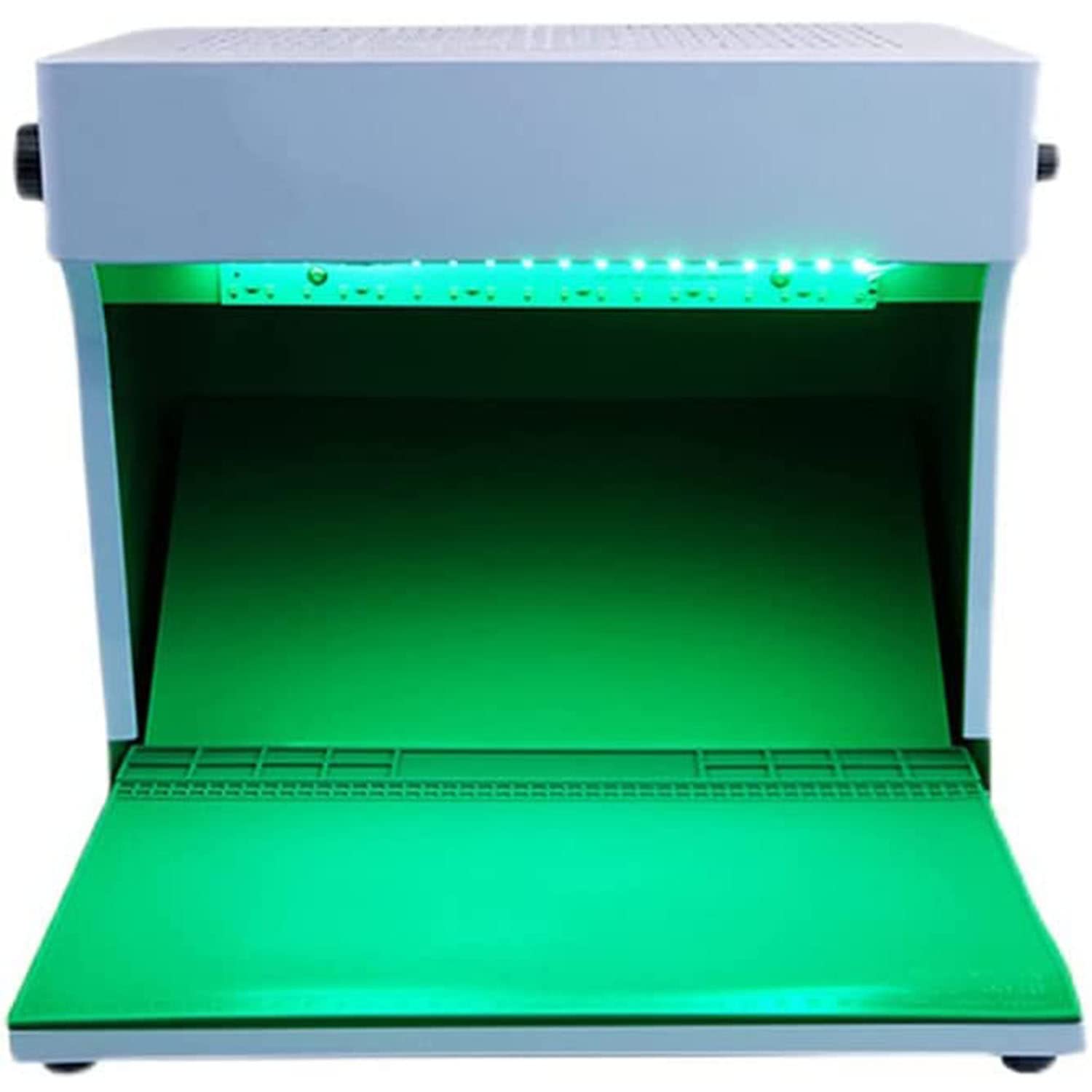 Campana de flujo laminar vertical Flujo de aire Banco limpio Flujo de aire laminar Sala libre de polvo Mesa de trabajo, banco de trabajo diseñado con ventilador doble para reparación de teléfonos