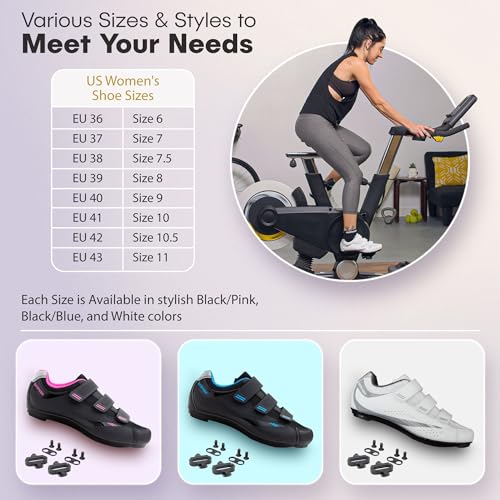 image for Tommaso Pista-100 SPD Spin Shoes for Women Indoor Cycling, Ready-to-Ri