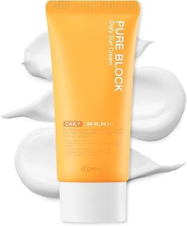 A'PIEU PURE BLOCK Natural Sun Cream SPF45/PA+++ by APIEU