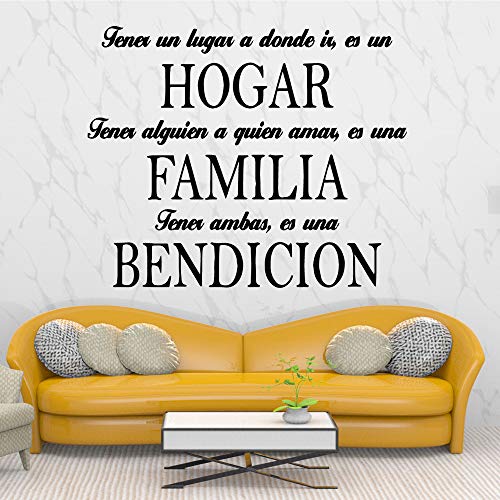 Tianpengyuanshuai Adesivo murale Impermeabile Frase Adesivo Decorativo rimovibile-85X103cm