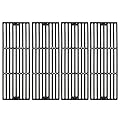 Hongso Porcelain Coated Cast Iron Grill Grid Grates Replacement for Chargriller Models 2121, 2123, 2222, 2828, 3001, 3030, 3725, 4000, 5050, 5252, 5650,9020. Set of 4