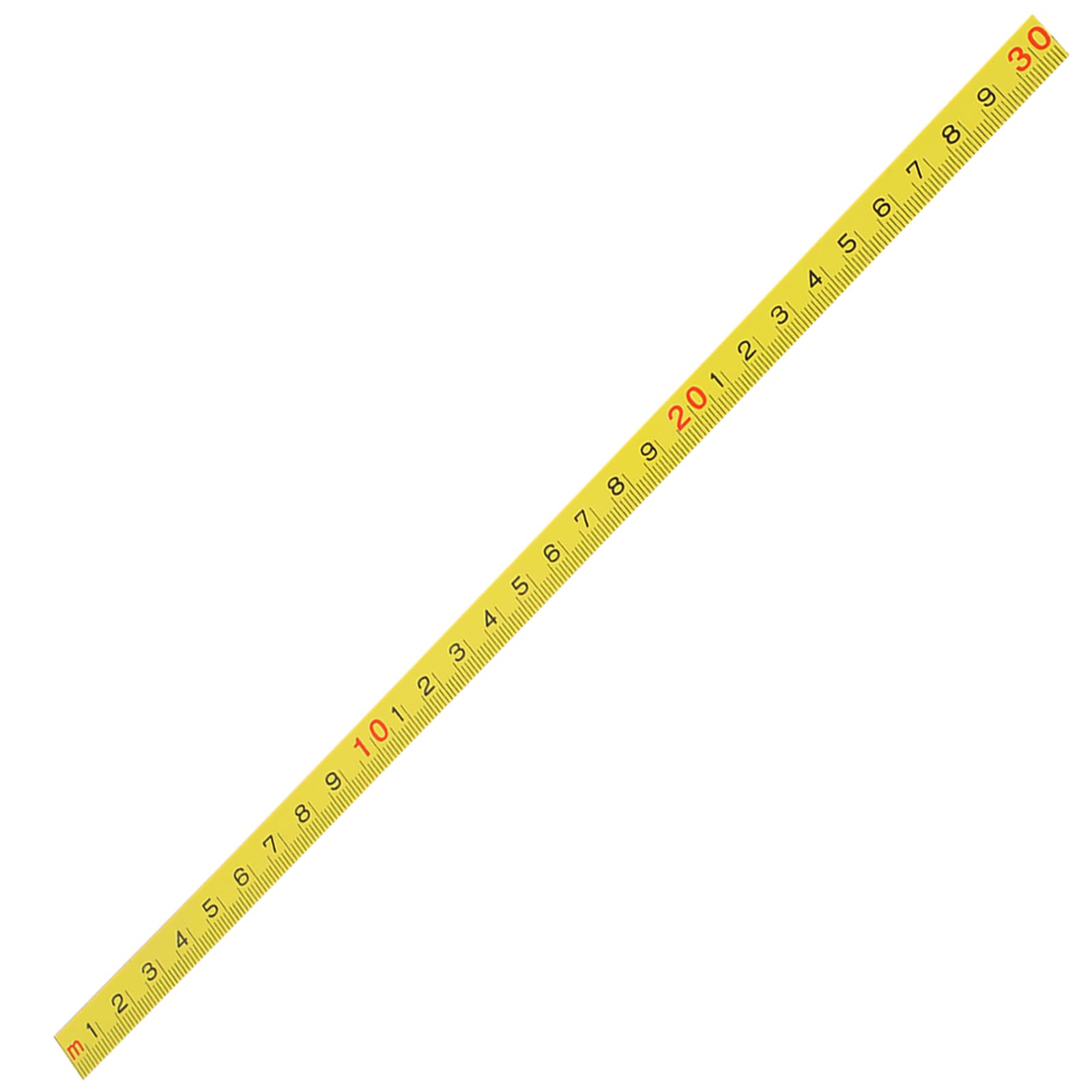Lirrvb 30 Cm Yellow Tape Measure 20/30 / 40Cm Measuring Ruler Backed Adhesive Flexible Tape Measure For Home High Precisions Ruler Strips