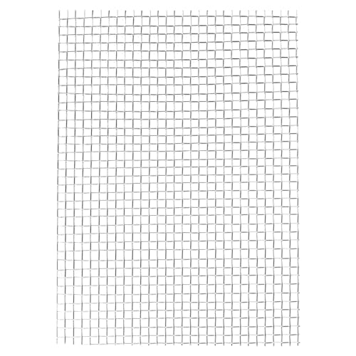 QUARKZMAN 5 Maschen 8 x 6 Gewebtes Drahtgitter 304 Edelstahl Luftfiltergitter Fenstergitter Glattgewebe Für DIY Projekte Lüftungsabdeckungen Filtration Tierzäune