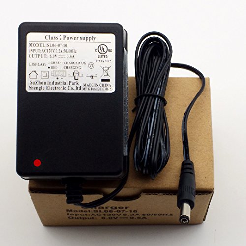 Sl 6V0.5A Charger Kids Powered Ride On Car Universal Charger Ride-On Toy Battery Supply By Power Adaptor With Charging Indicator Light #TOP2