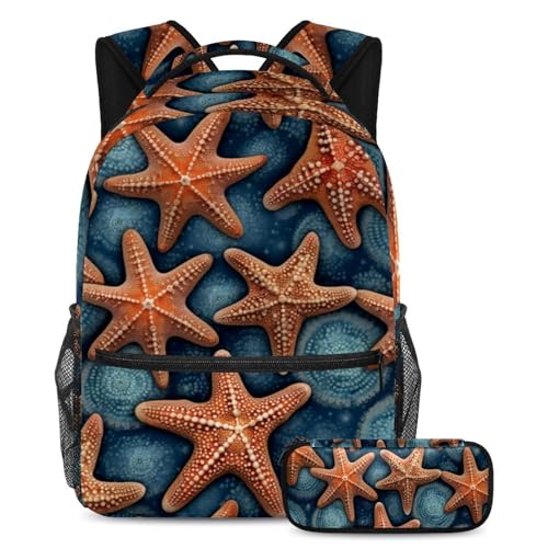 Sac à dos enfant Étoile de mer Esthétique Sea Starfish 109 contre le mal de dos grand format