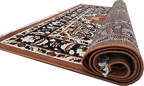 Image of Home Decore Acrylic Carpet for Your Living Room & Drawing Room Aywhere in Your Home (180X240 Gold Colour)- 6x8 Feet