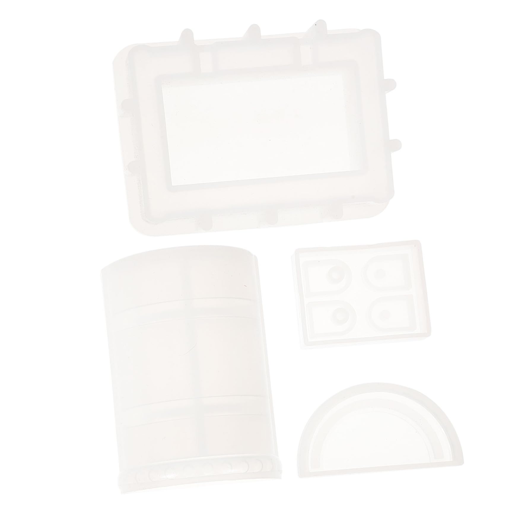 SEWACC 3juegos Moldes De Para Caja De Almacenamiento De Epoxy Reutilizable Para Manualidades y Proyectos