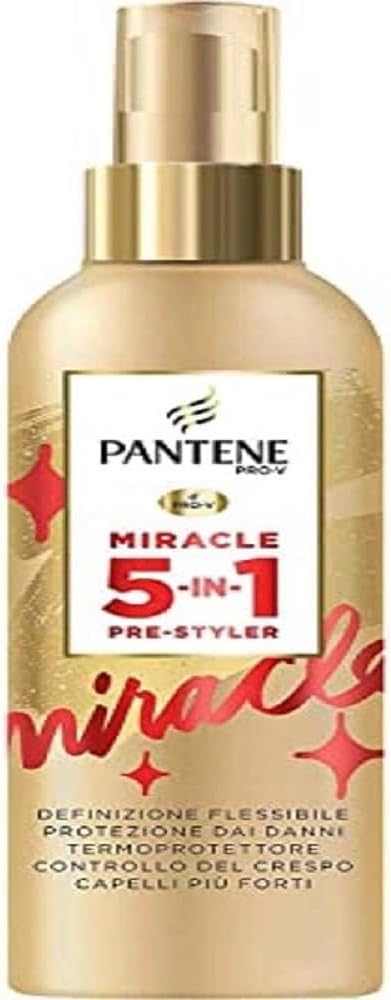 Pantene Pro-V Miracle 5-in-1 Pre-Styler, haarspray zonder uitspoelen, thermische bescherming, voor flexibel en vormbaar haar in elke stijl, 200 ml