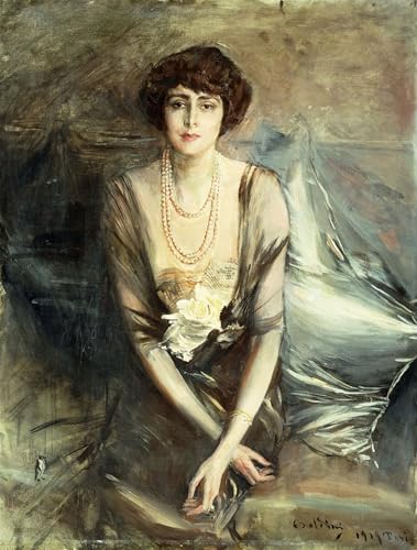Portrait sur toile de Mme George McFadden pour habiller un grand mur vide de salon