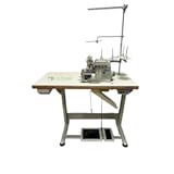 Industrial 4-Thread Overlock Sewing Machine&comma; K&period;D Table & Servo Motor with REX LED Sewing Light DIY