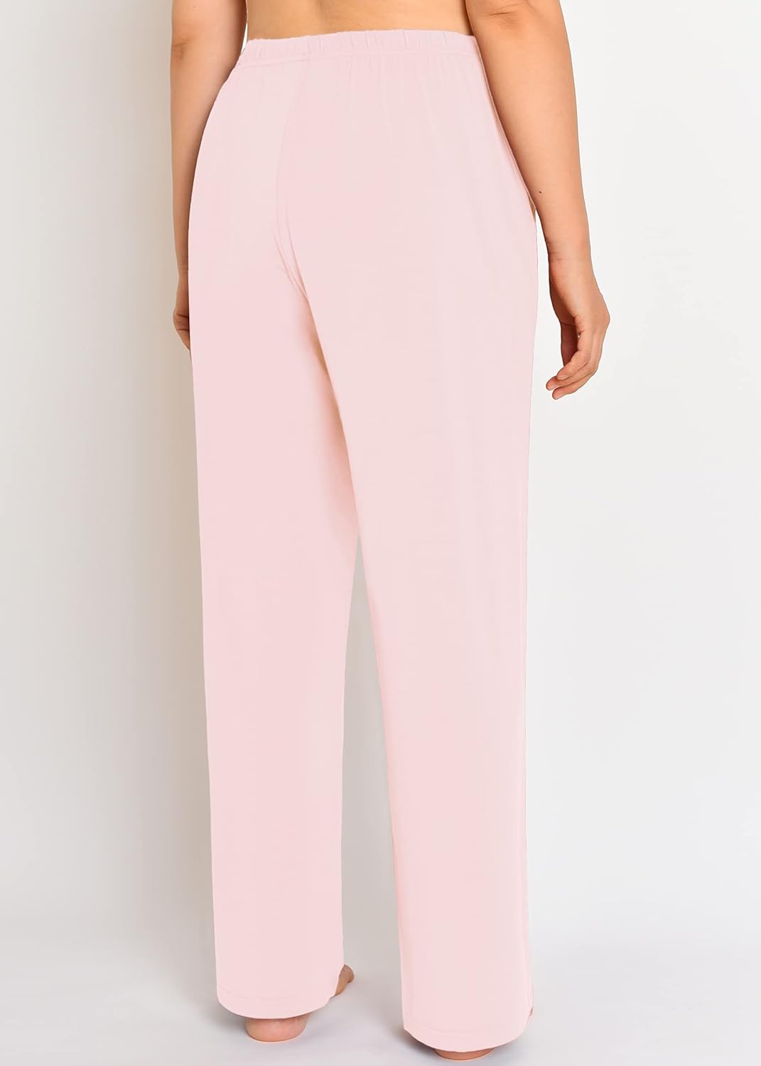 Esenchel Women's Plus Size Pajama Pants Rayon Sleep Pants - Image 2