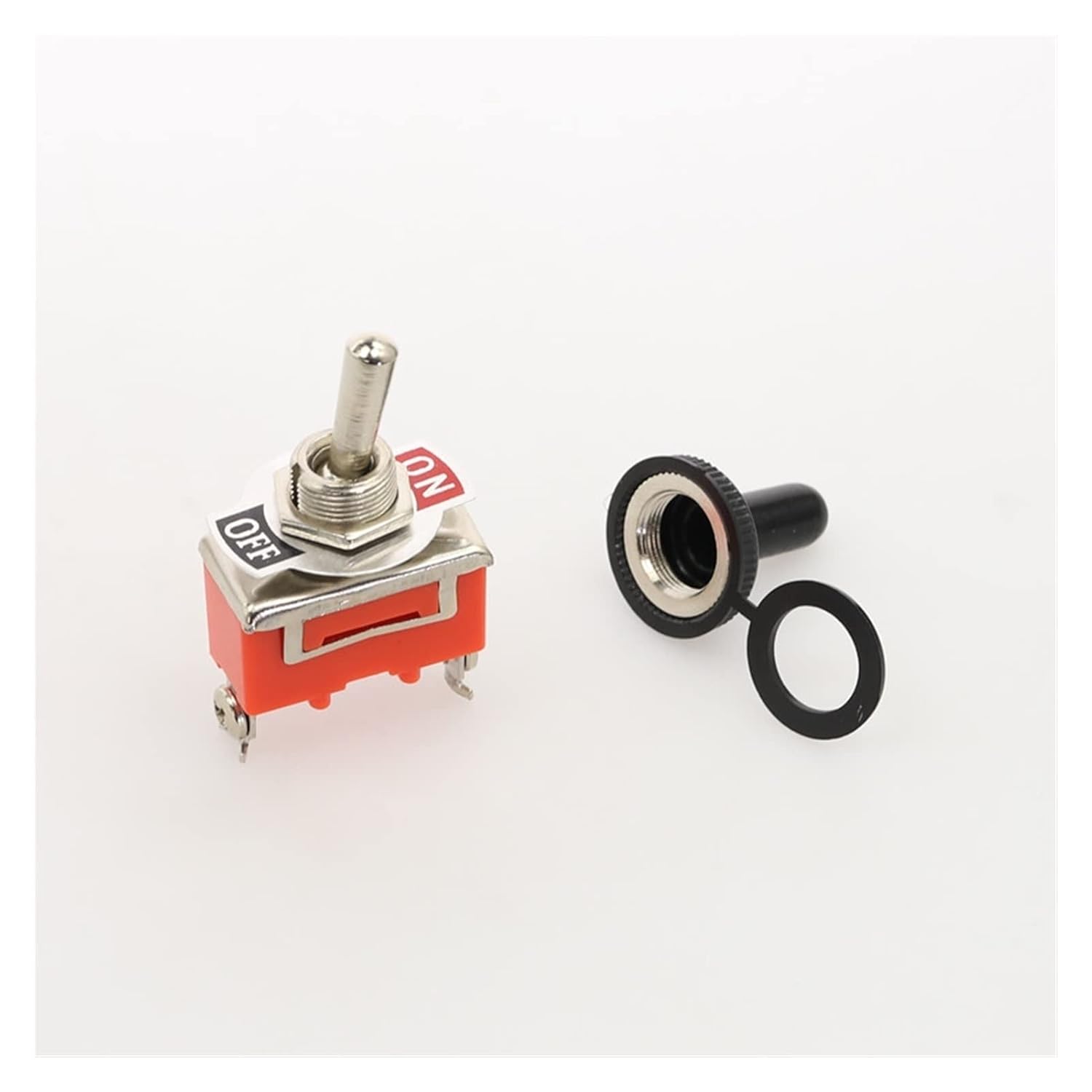 1pc 12mm 15A 250VAC Micro Switch 2PIN ON-Off E-TEN1021 Toggle Switch Rocker Switch The Power Switch(NO Cap)