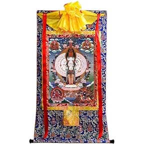 Gandhanra Avalokiteshvara Giclée Thangka 47'' x 32'' Wandkunst