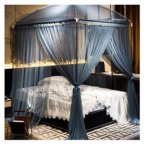 XRPOUXMTE Mosquitera Tipo Domo Princess, Gruesa y Resistente al Polvo, con Soporte Estable para una fácil instalación (A2, 180 x 200 x 235 cm)
