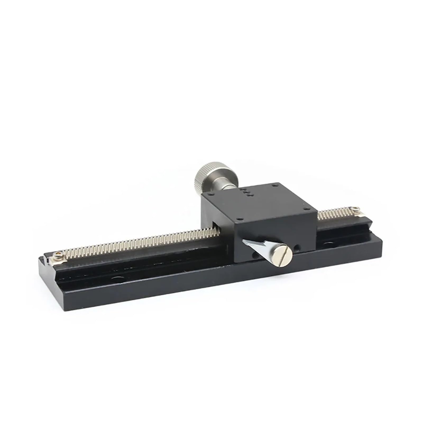 Mesa deslizante de corte de cola de milano de largo alcance con eje X, plataforma de desplazamiento manual LWX25(50mm)