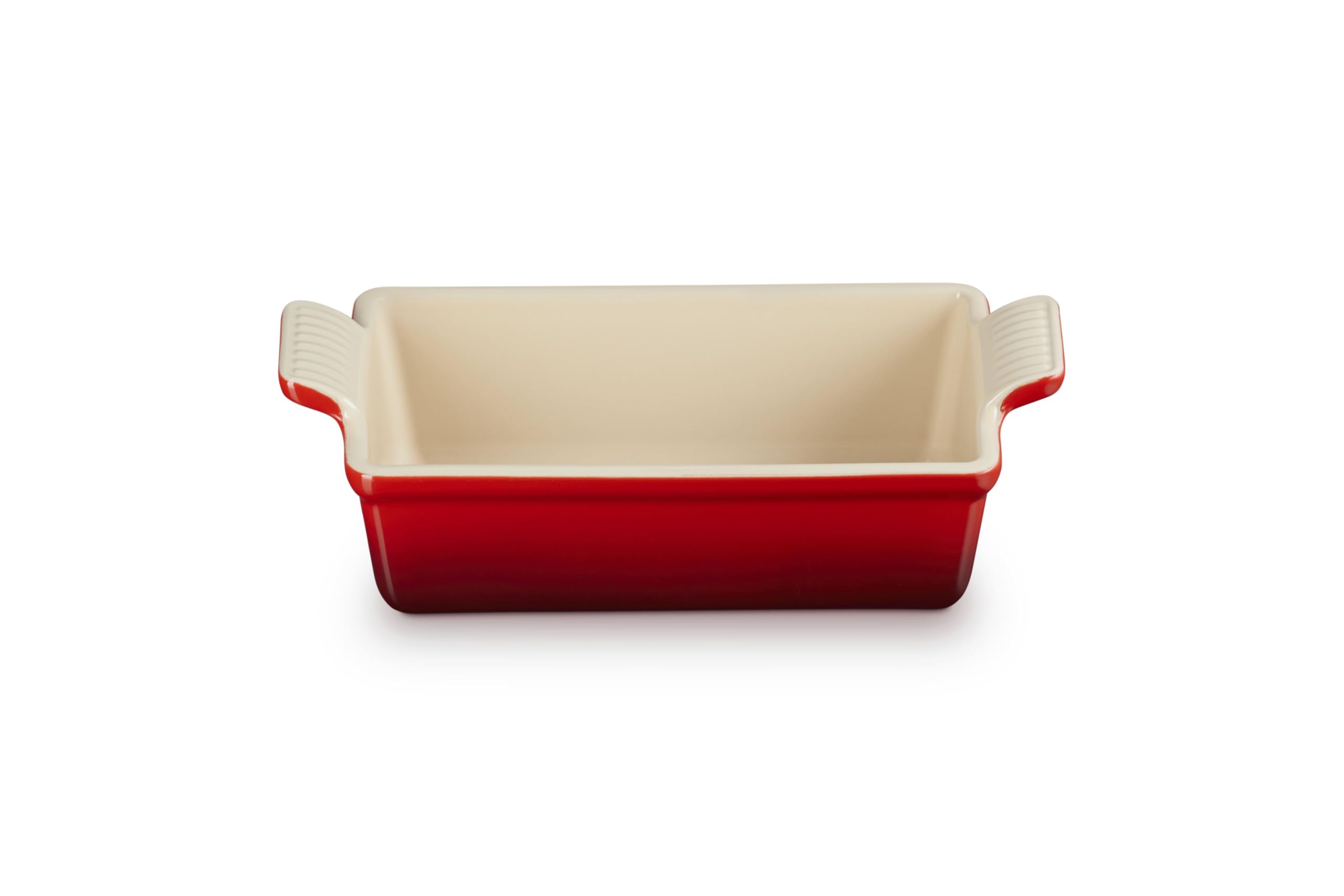 Le Creuset Stoneware Heritage Loaf Pan, 9" x 5" x 3" (1.5 qt.), Cerise