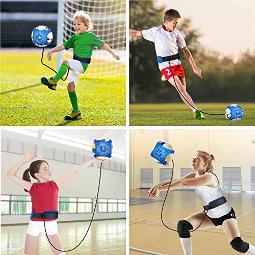 GIEMIT Fußballtrainer Fußballtraining Kinder Fussball Schnur Kick Trainer Verstellbar 1 PCS 150 cm Universell für Fußballgröße 3 4 5