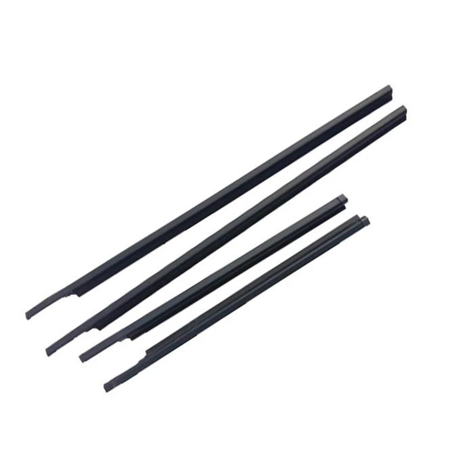 Yijiavsx One Color Car Weather Stripping 83811-56K00-000 4 Pieces Outside Window Glass Rubber For Suzuki Sx4 Hatchback Moulding Door Belt Line