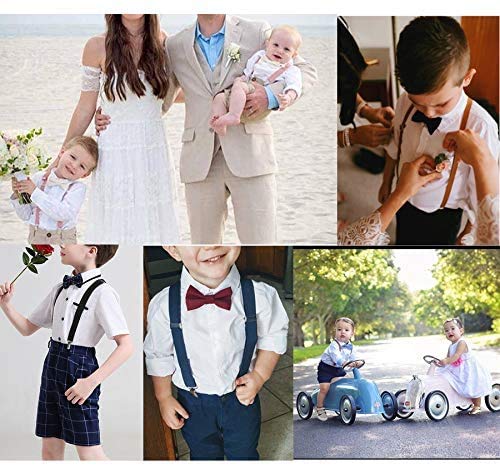Image of Tuxedo Neck bow tie for Infants,Kids,Toddlers, Boys,Men - Hand sewn & Handcrafted
