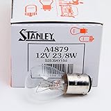 スタンレー電気(STANLEY) ウィンカー用 電球 S25 12V 23/8W A4879 10個入 ダブル球 BA15d クリア 自動車 補修 交換用 バルブ