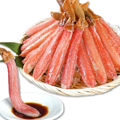 生ズワイガニ ポーション [太脚100%!肩肉無し] 生食OK お刺身でたべられる しゃぶしゃぶ ずわい蟹 (500g/大型)