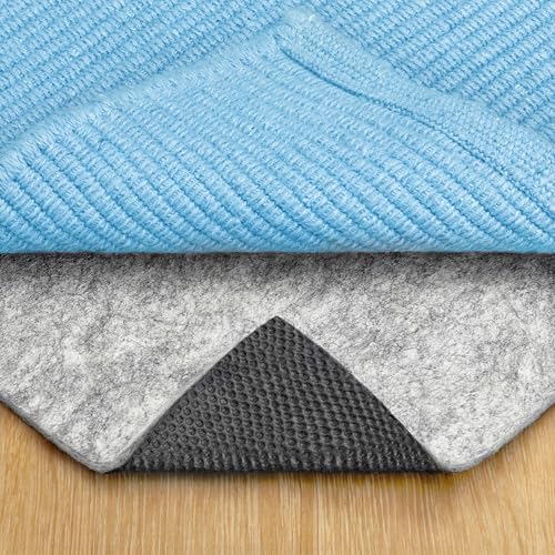 Image of RUGPADUSA - Dual Surface - 3'x5' - 1/8" Thick - Felt + Rubber - Non-Slip Backing Rug Pad - Adds Low-Profile Comfort and Protection