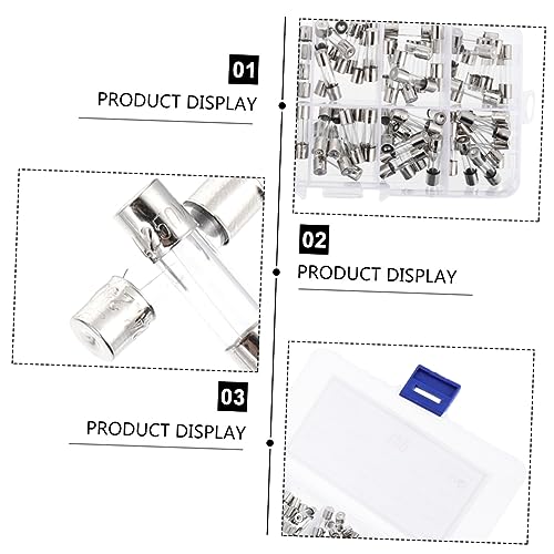 Kit Assorted de Fusibles de Vidrio 5x20mm TEHAUX 2 sets de 100 piezas para Protección contra Sobrecarga miniatura 6