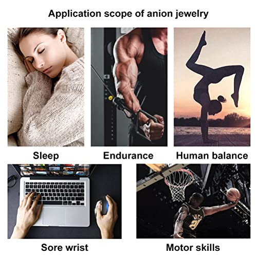 Image of Generic Anti-Static Wrist Straps, Adjustable Silicone Bracelet, Lightweight Anion Bracelet, Eliminate Body Static Wristband for Women and Men