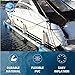 Dan-Fender Heavy Duty Boat Fender 1025 - Bumper for Boats (36-40 ft Long) - Strong & Flexible PVC, All Weather Conditions, Universal Fit Boat Accessories for Docking (Eggshell)