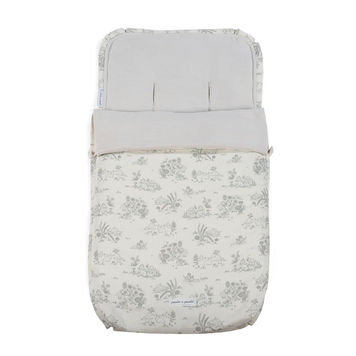Saco Cuco 3 en 1 Entretiempo Toile de Jouy Cream