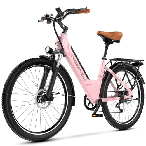 26“ Electric Bike for Adult,1000W Peak, up 80...