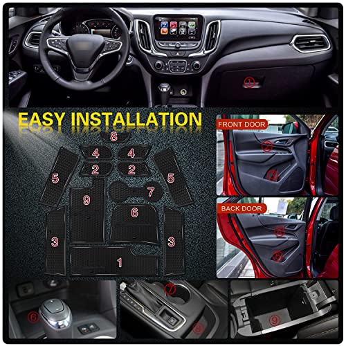 Accesorios Premium Ajuste Personalizado para Portavasos Chevy Equinox miniatura 6
