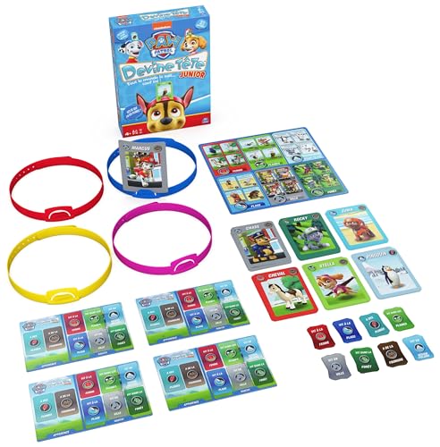 Hedbanz Junior PAW Patrol gioco da tavolo con immagini da indovinare per famiglie e bambini dai 5 anni in su