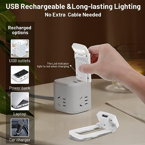 Achort Luce per Lettura Libri a Letto Lampada da