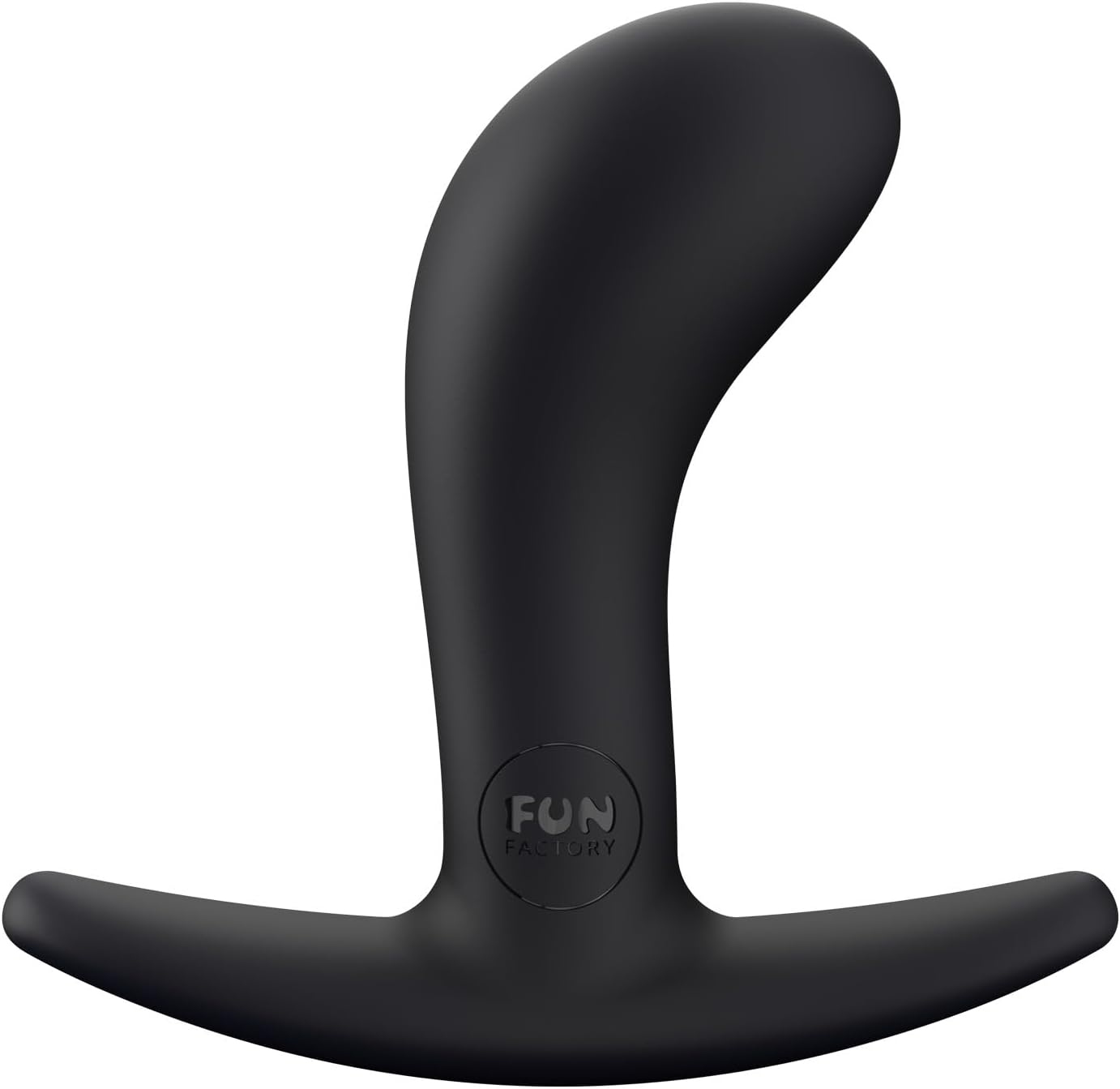 Fun Factory Adult Toys | Bootie Butt Plug Sex Toy | Curved Anal Plug Adult Toy | Sex Toys for Women, Men, & Couples (Ring Black)